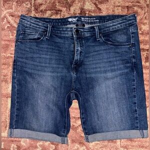 New denim long shorts